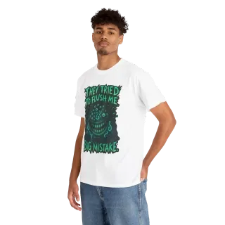 T-Shirt 267 Person 4 White